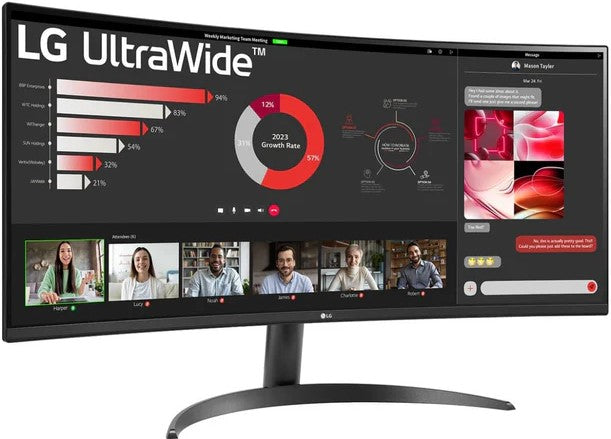 LG UltraWide 34 Inch 34WR50QK-B Curved Monitor