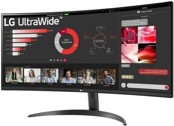 LG UltraWide 34 Inch 34WR50QK-B Curved Monitor