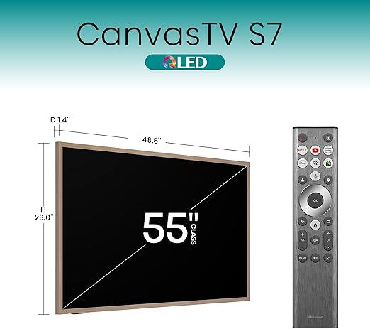 Hisense 55 Inch Canvas UHD Smart Google TV
