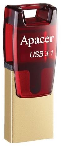 Apacer AH180 64GB USB 3.2 Gen 1 Dual Flash Drive