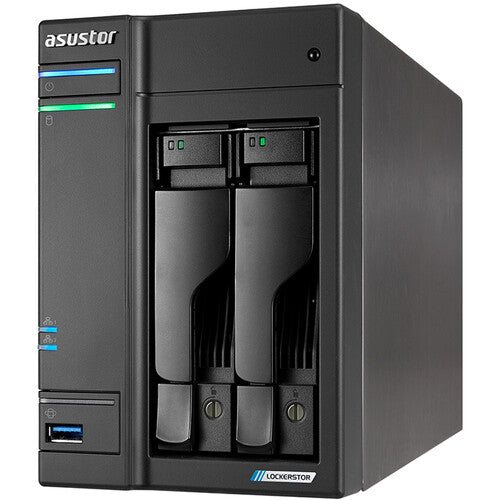 Asustor Lockerstor 2 2 Bay NAS No Hard Drive