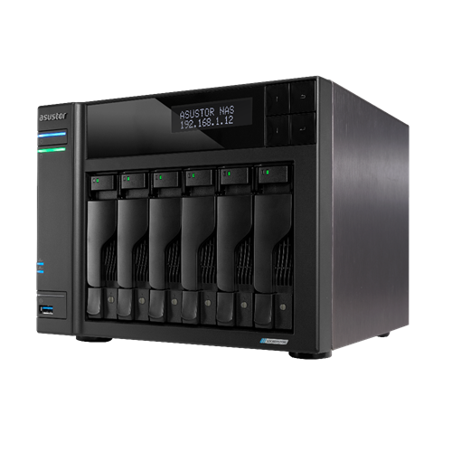 Asustor Lockerstor 6 Gen2 6 Bay NAS No Hard Drive