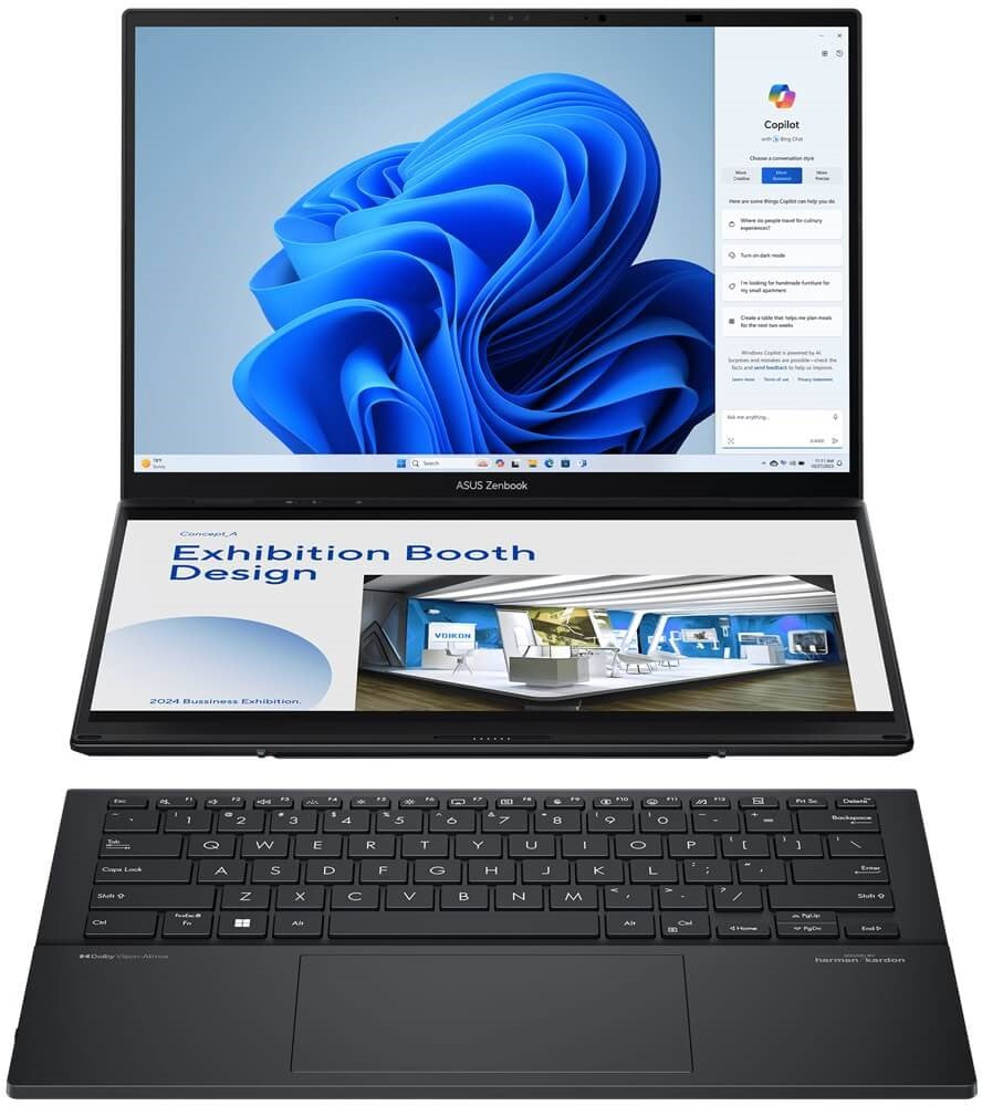 ASUS Zenbook Duo UX8406 OLED Ultra 7 Dual Screen Laptop