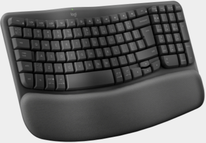 Logitech Wave Keys Wireless Ergonomic Keyboard
