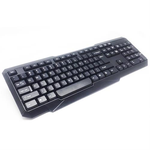 UniQue Wireless USB 104 Keys Standard US Layout Keyboard