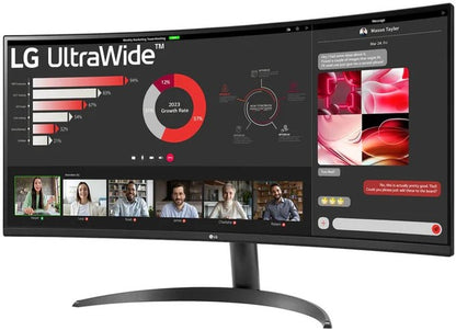 LG UltraWide 34 Inch 34WR50QK-B Curved Monitor