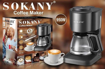 Sokany Black 600ml Coffee Maker