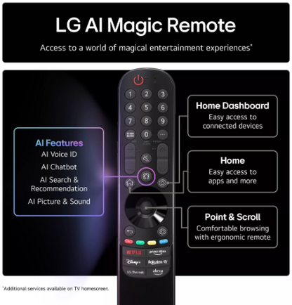 75 inch LG NanoCell AI NANO80 4K Smart TV