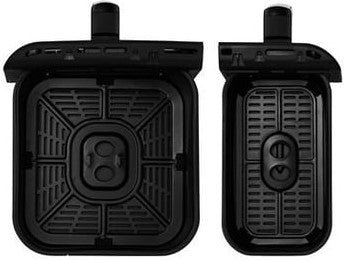 Air Fryer Dual Zone Digital Non-Stick Black 9.5L 2400W Duo