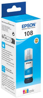 Epson 108 EcoTank 70Ml Ink Cyan Bottle